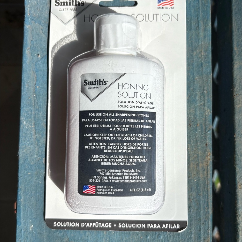 Smith’s Honing Solution 4 oz Knife Sharpening Oil For Sharpening Stones USA